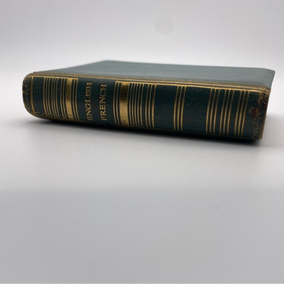 Vintage Burgess & Bowes Midget Series Black Leather Dictionary - Picture 2 of 16